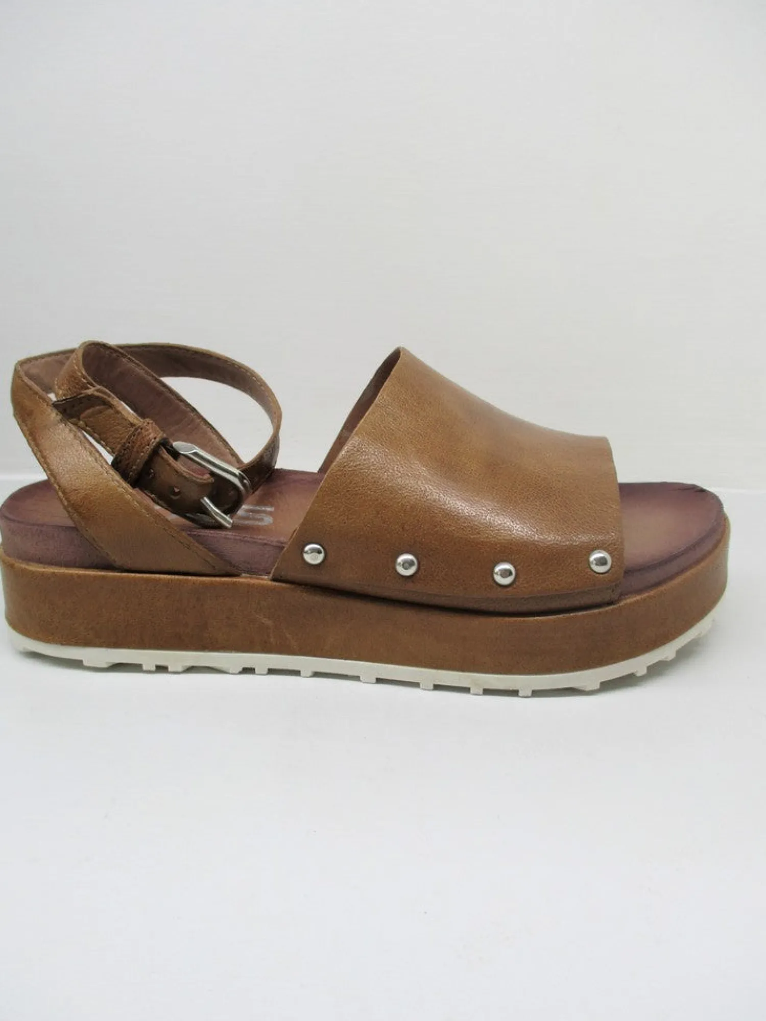 Sandalo pelle donna M06017 cuoio<Mjus Discount