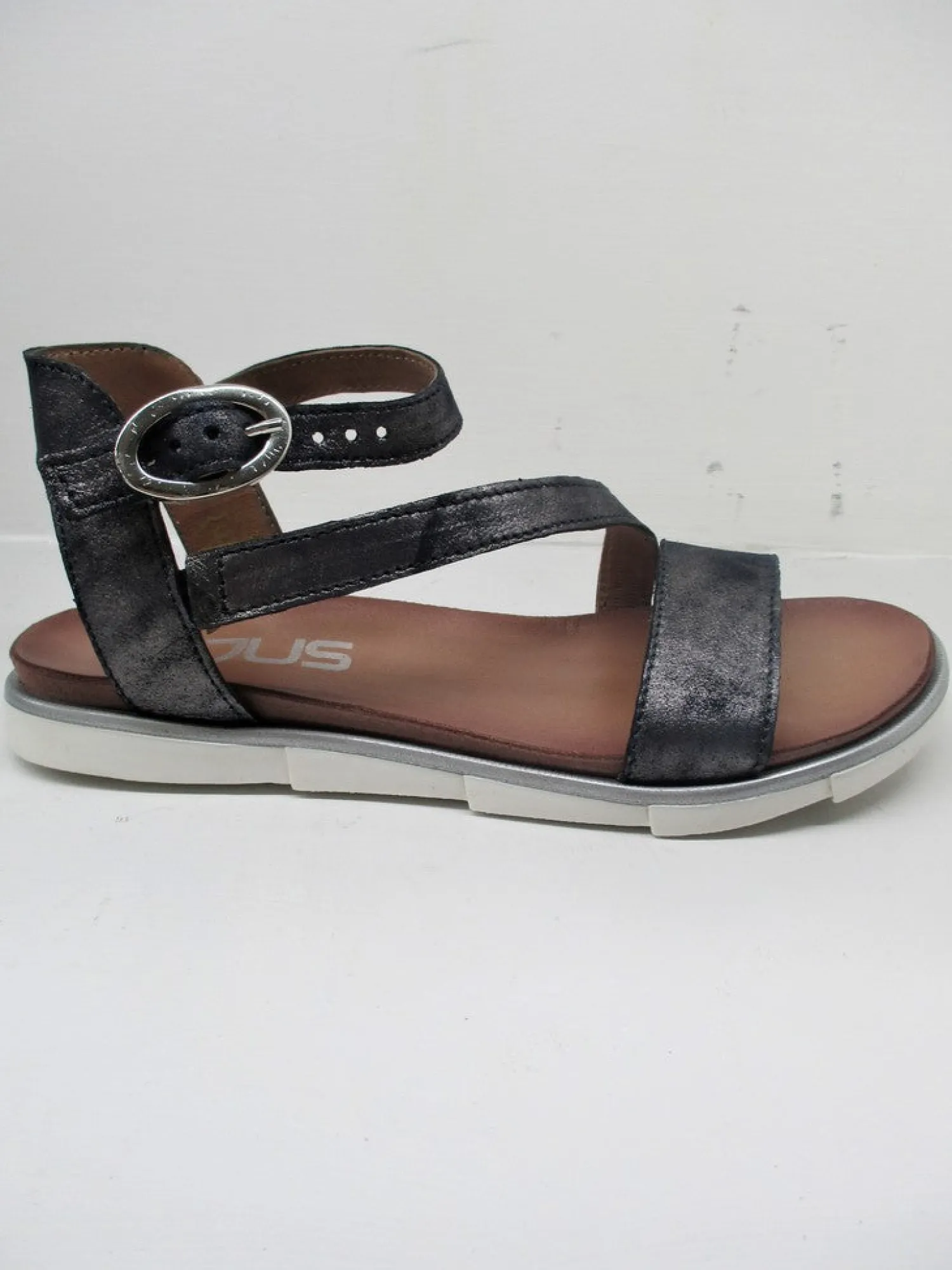 Sandalo pelle donna 740019 blu<Mjus Online