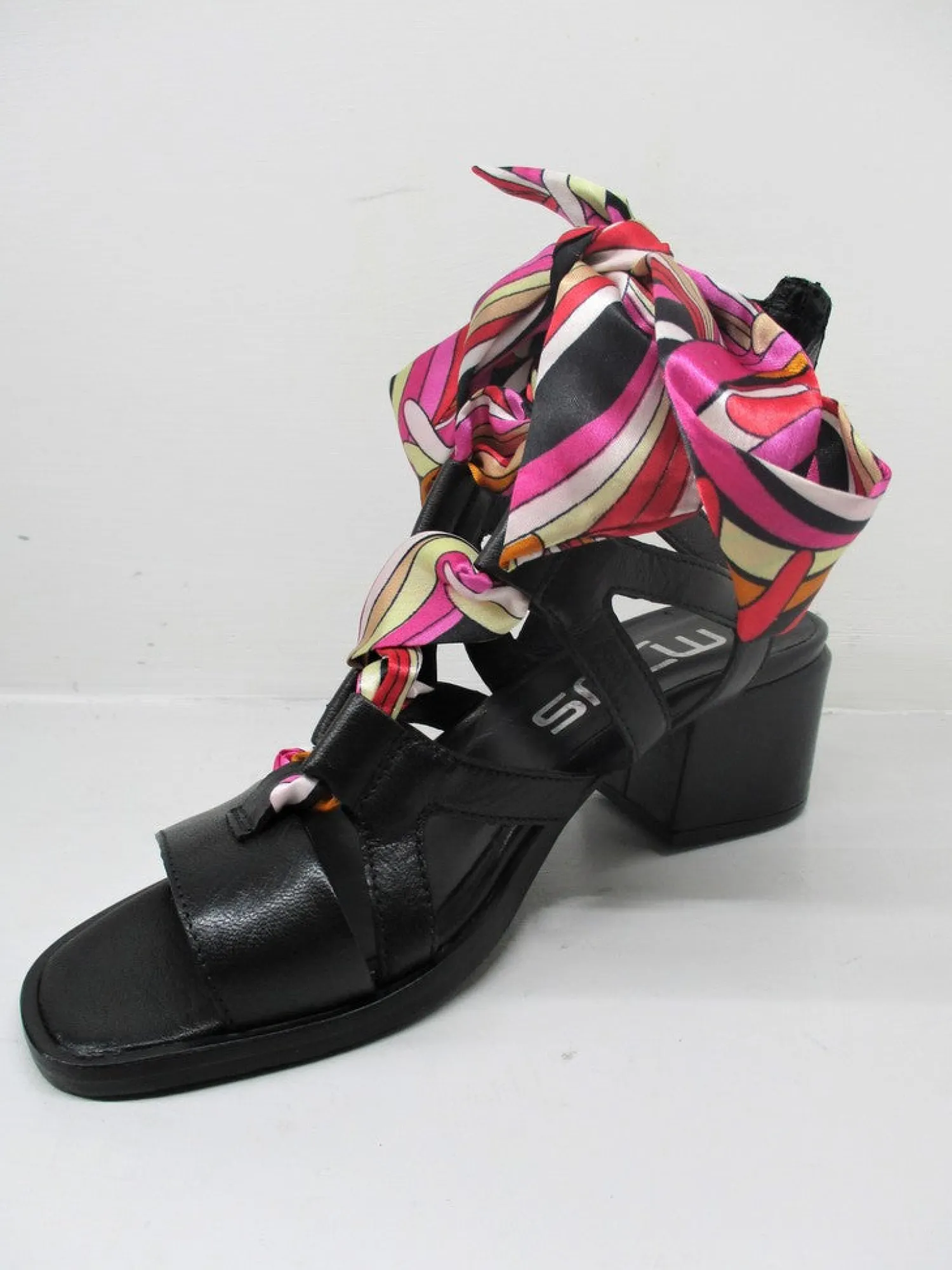 Sandalo pelle donna M09007 nero<Mjus Sale