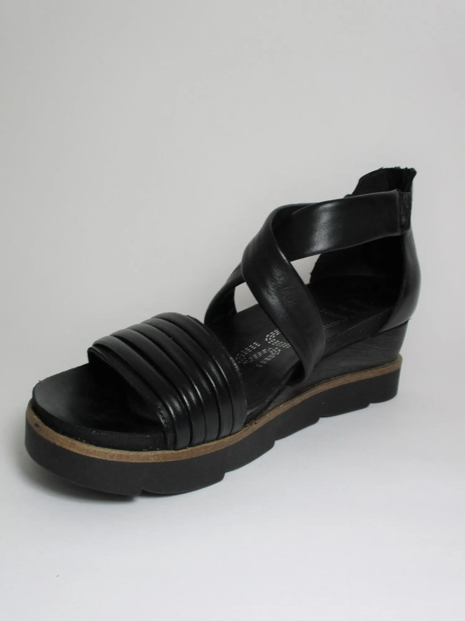 Sandalo pelle donna 866063 Nero<Mjus Best