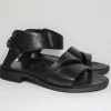 Sandalo pelle donna Julia 1058 Nero<Oxs Best