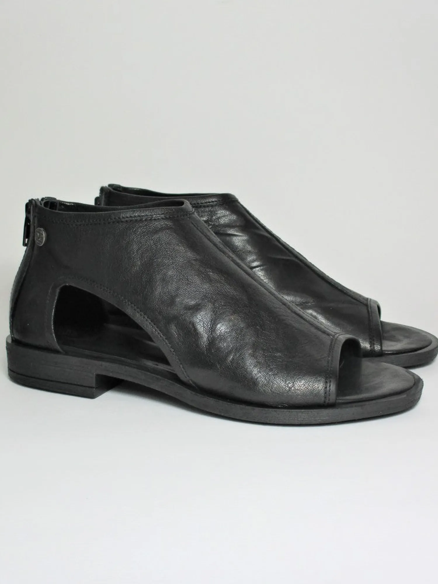 Sandalo pelle donna Julia 1057 Nero<Oxs Fashion