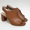 Sandalo pelle donna 192-21P cuoio<Triver Flight Online