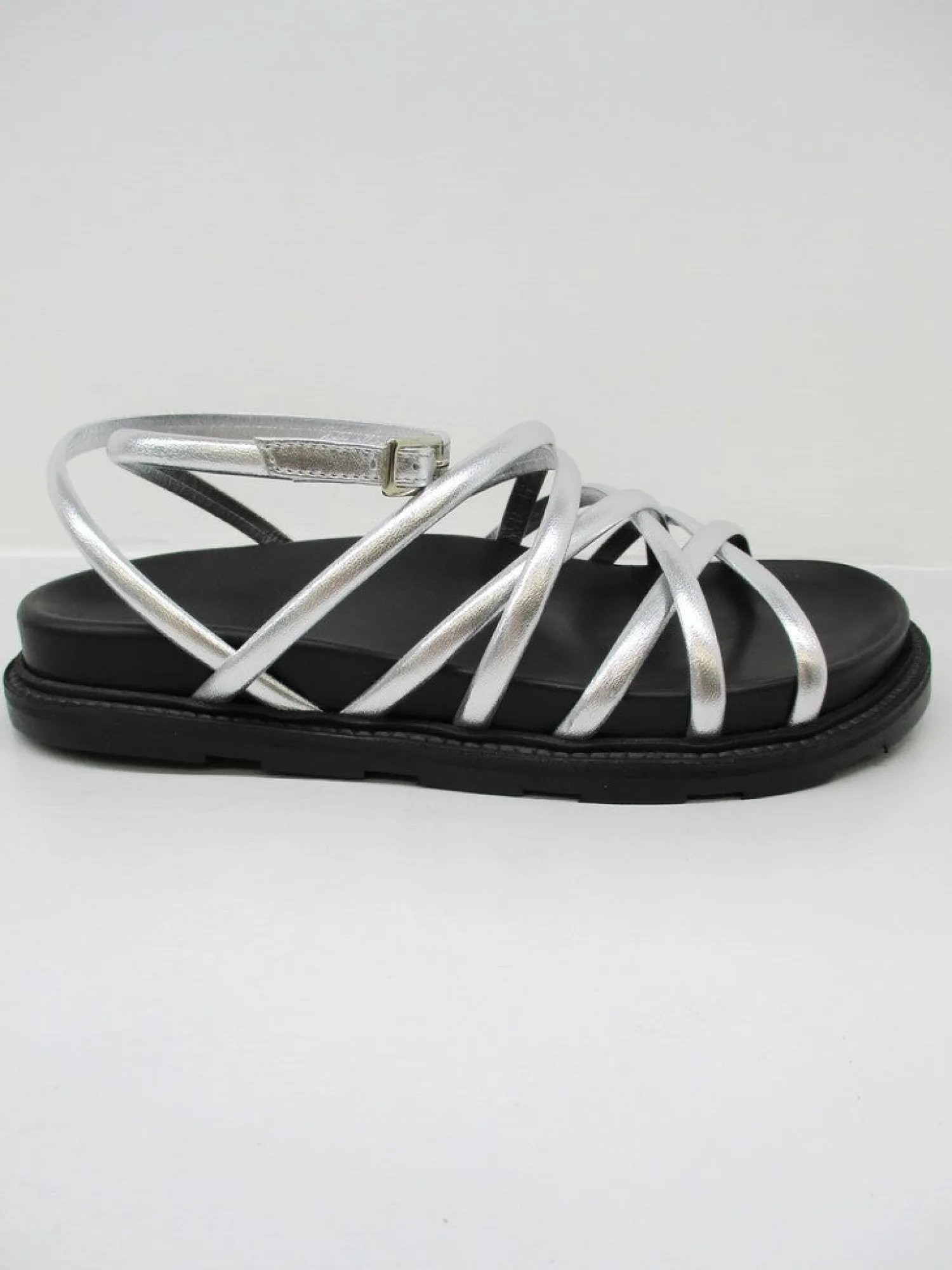 Sandalo pelle donna VIC MATIE 1X8392D argento<Vic Matiè Discount
