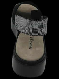Sandalo zeppa donna camoscio Fly - 1901 -<Gianmarco Sorelli Discount