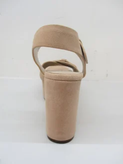 Sandalo zeppa donna W29 cipria<Strategia Discount