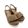 Sandalo zeppa pelle donna - 2162 -<Gianmarco Sorelli Online