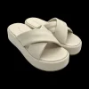 Sandalo zeppa pelle donna Yury Softy Milk - 2246 -<Gianmarco Sorelli Discount