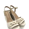Sandalo zeppa pelle donna Softy kiss- 2165 -<Gianmarco Sorelli Clearance