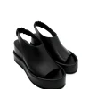 Sandalo zeppa pelle donna - L03 -<Strategia Clearance