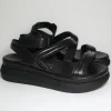 Sandalo zeppa pelle donna M38010 nero<Mjus Best