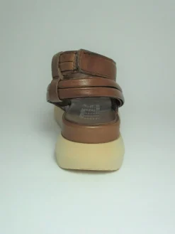 Sandalo zeppa pelle donna M38010 cuoio<Mjus Clearance