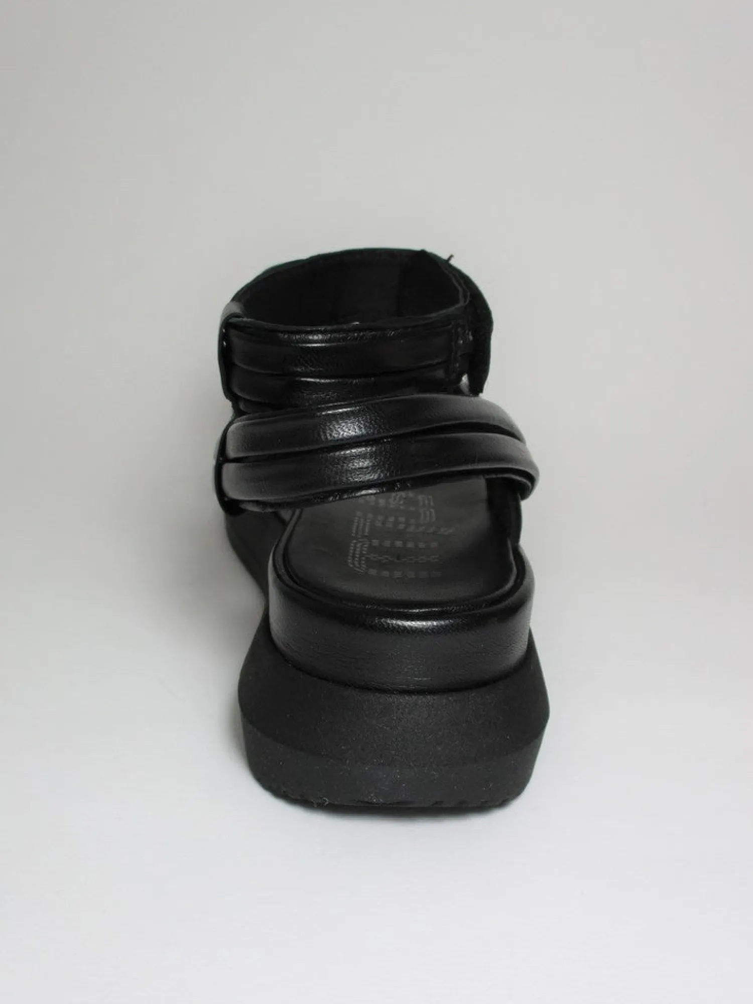 Sandalo zeppa pelle donna M38010 nero<Mjus Best