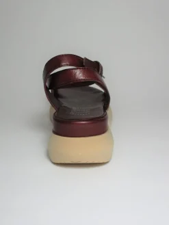 Sandalo zeppa pelle donna M38014 Brule<Mjus Clearance