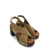 Sandalo zoccolo camoscio donna Valery - 8513 -<Valery Calzature Discount