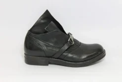 Scarpa pelle donna 207156 nero<AS98 New