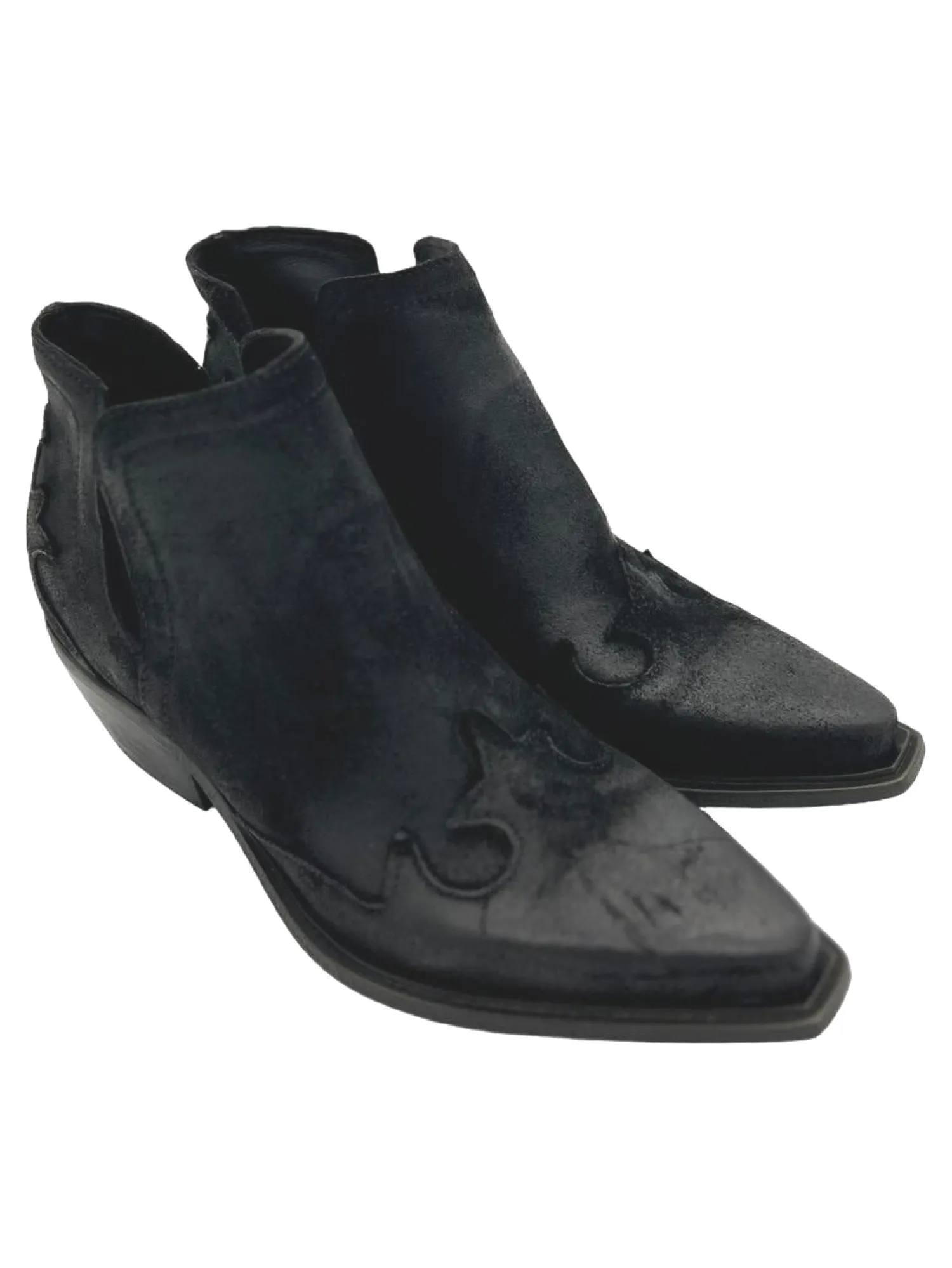 Scarpotto texano Camoscio - Dakota 04 -<Zoe Discount