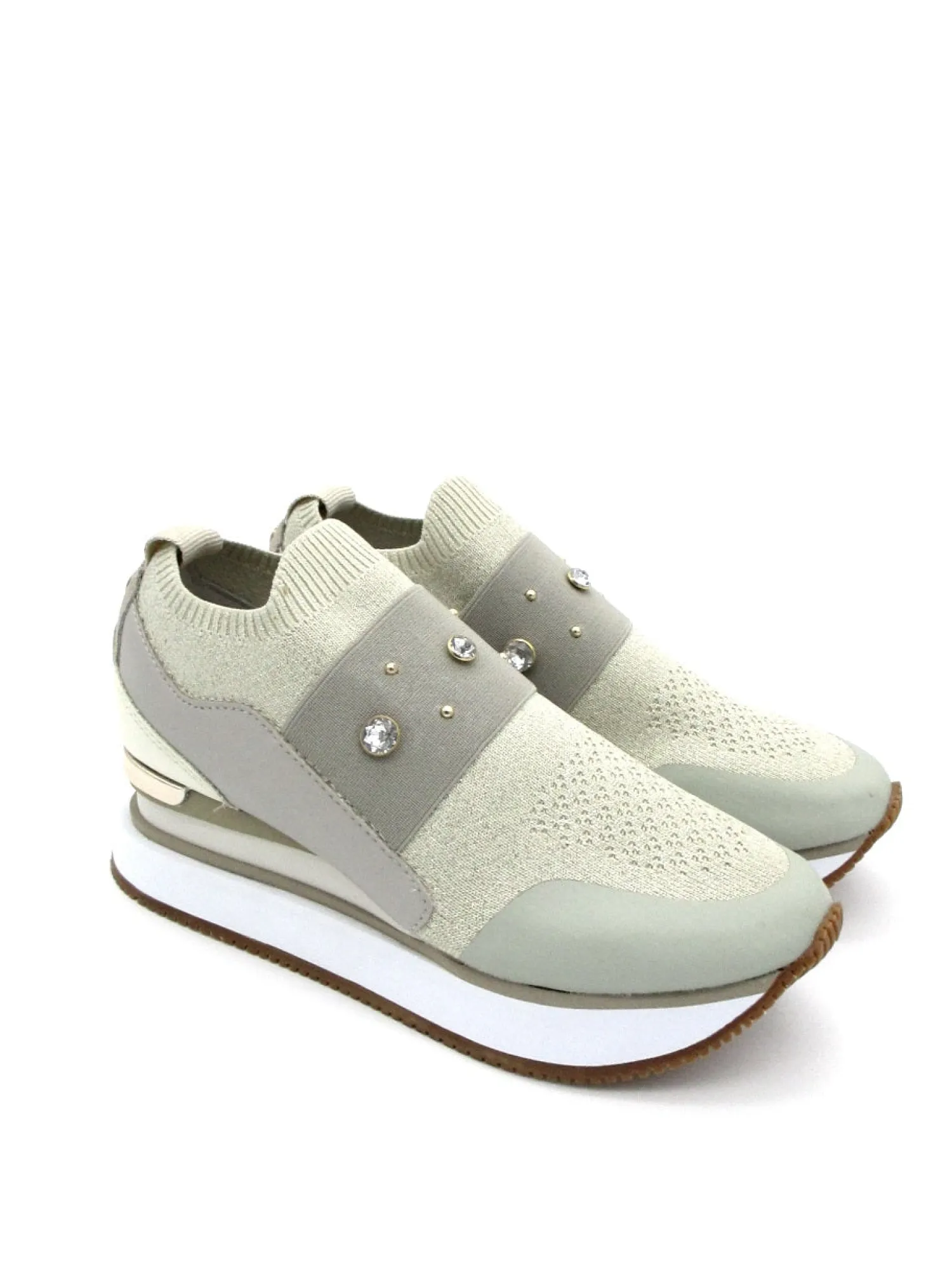 Sneaker donna S2Midhigh09 Maris Greige<Apepazza Clearance