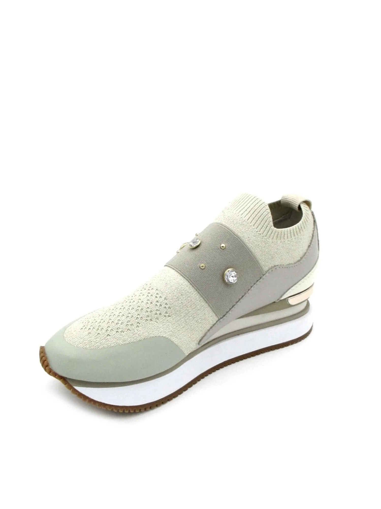 Sneaker donna S2Midhigh09 Maris Greige<Apepazza Clearance