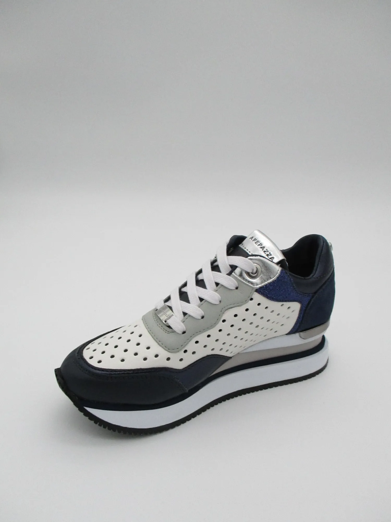 Sneaker donna S2Midhigh07 Marie Blue<Apepazza Clearance