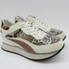 Sneaker in pelle donna RAVEN panna<Apepazza Outlet
