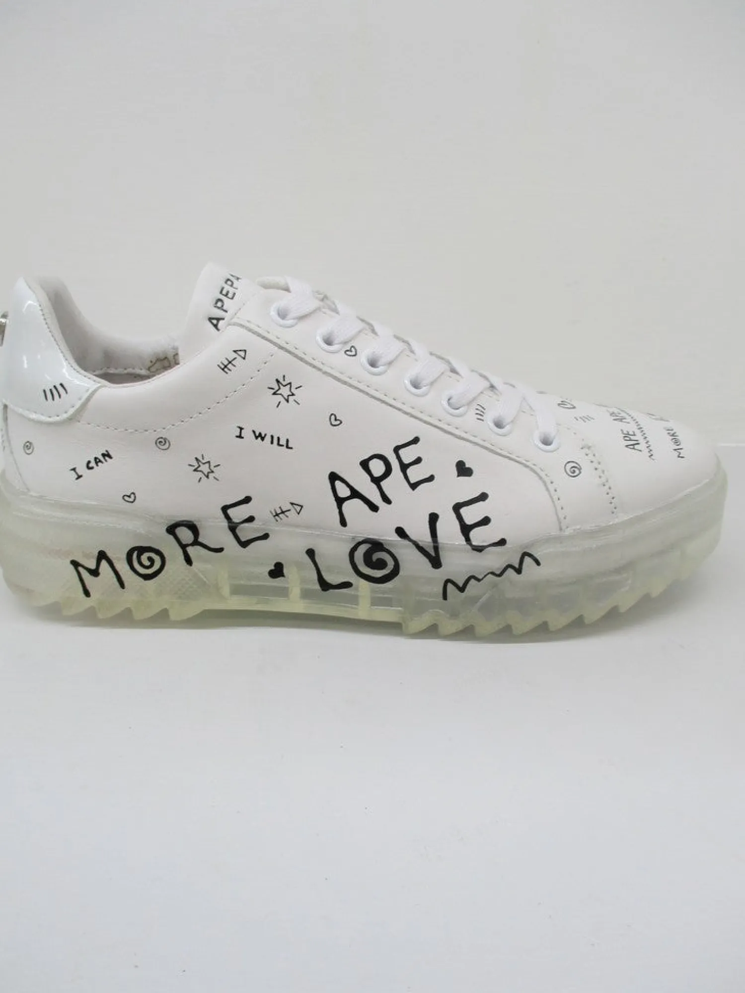 Sneaker in pelle donna HALMA bianca<Apepazza Best