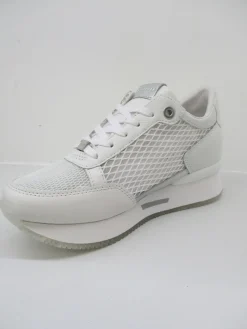 Sneaker in pelle donna ROSE bianco<Apepazza Online