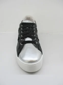 Sneaker pelle donna SAMI nero<Apepazza Fashion