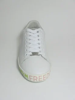 Sneaker pelle donna GIGI bianca<Apepazza Fashion