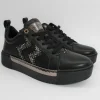 Sneaker pelle donna DD112 nero<Cafènoir Online