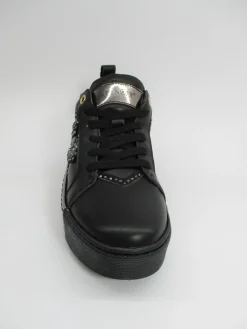 Sneaker pelle donna DD112 nero<Cafènoir Online