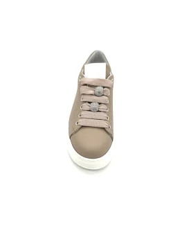 Sneaker pelle donna Combi Farfalla nudo - PIA 130B -<Gio+ Clearance