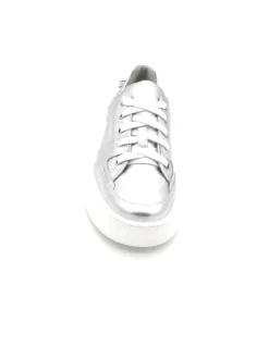 Sneaker pelle donna Janet & Janet Andromeda 3000 Argento<Janet Sport Outlet