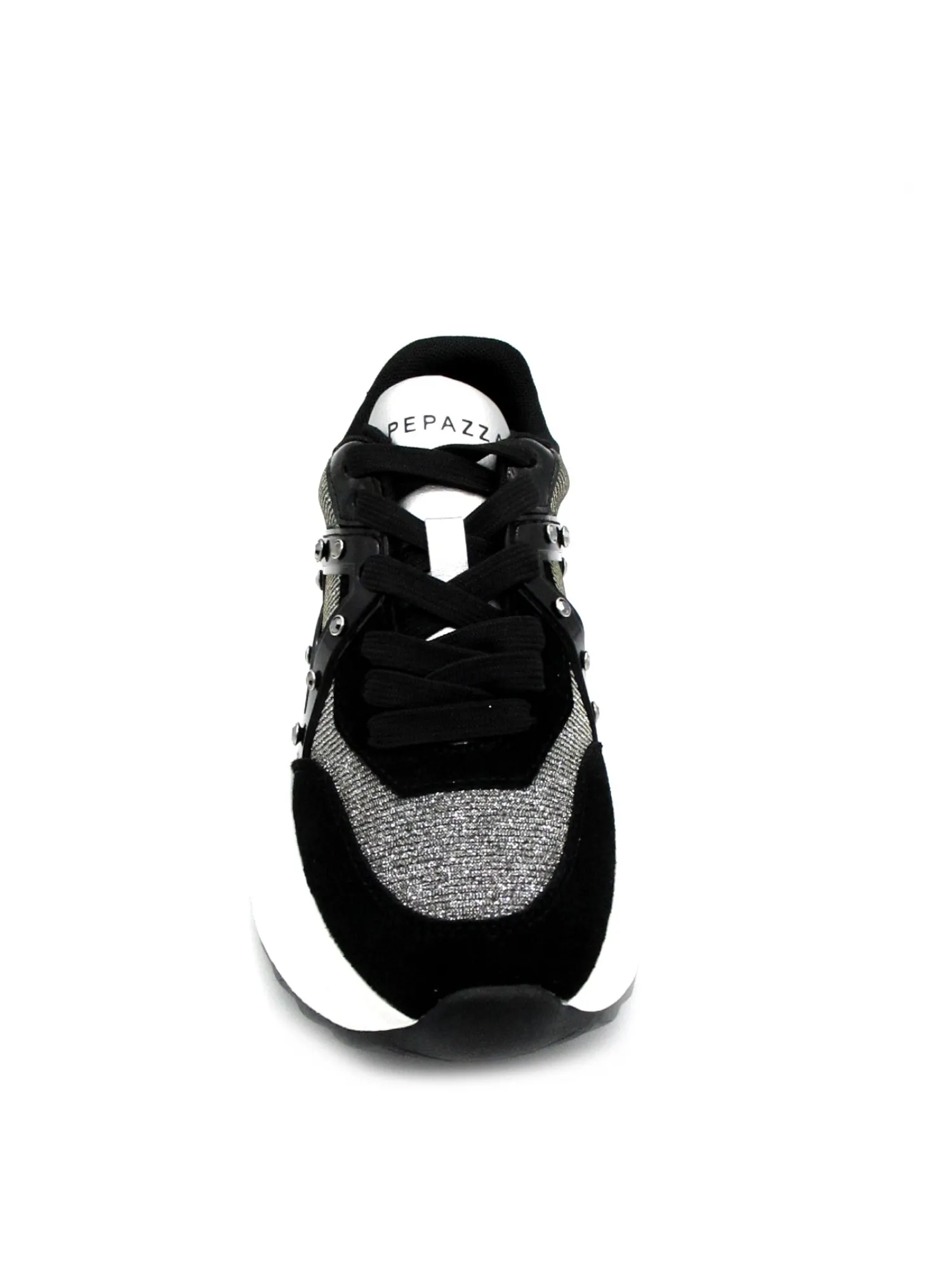 Sneakers donna Gun Metal - Clotilde -<Apepazza Outlet