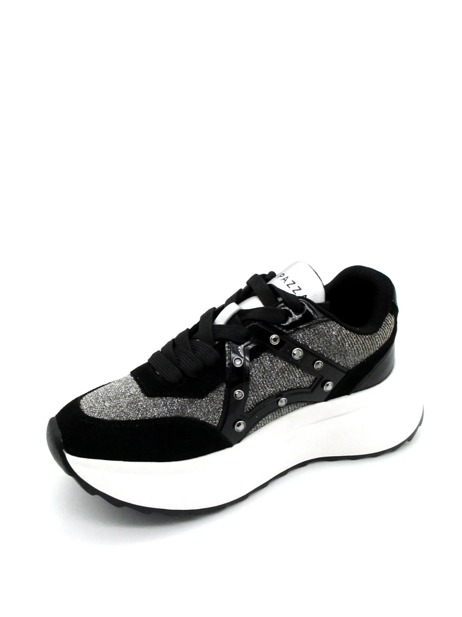 Sneakers donna Gun Metal - Clotilde -<Apepazza Outlet
