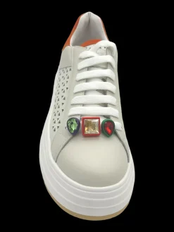 Sneakers donna Lamb Orange - Lara -<Apepazza Discount