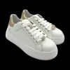 Sneakers donna pelle Bianca - Lucrezia -<Apepazza New