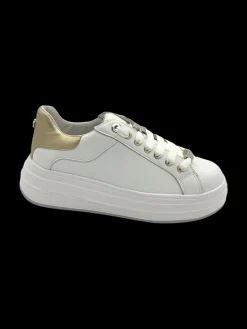 Sneakers donna pelle Bianca - Lucrezia -<Apepazza New