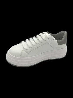 Sneakers donna pelle borchie White - Lucrezia -<Apepazza Fashion