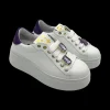 Sneakers pelle donna Combi Viola - PIA 286 B -<Gio+ Clearance