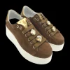 Sneakers pelle donna Combi pelle - ROSA 11 -<Gio+ Fashion