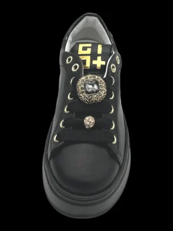 Sneakers pelle donna Combi Black - PIA 258A -<Gio+ Best