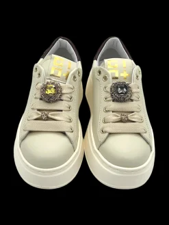 Sneakers pelle donna Combi Moro - PIA 250A -<Gio+ Clearance