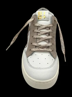 Sneakers pelle donna Combi White Rose - VITTO 28 -<Gio+ Fashion