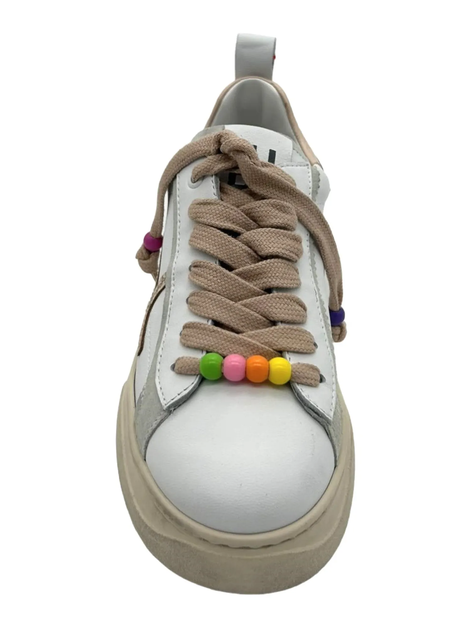 Sneakers pelle donna Combi Nudo - GIADA 62E -<Gio+ Hot