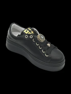 Sneakers pelle donna Combi Black - PIA 258A -<Gio+ Best