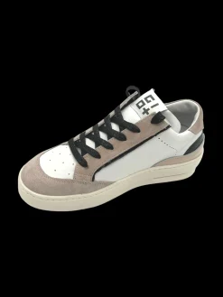 Sneakers pelle donna Combi Black Latte Sahara - VITTO 30 -<Gio+ Fashion