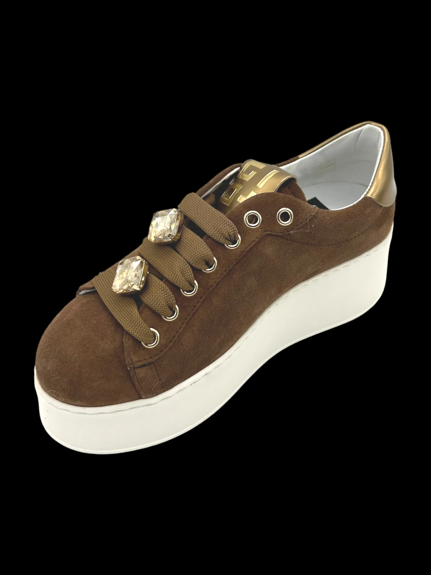Sneakers pelle donna Combi pelle - ROSA 11 -<Gio+ Fashion
