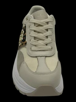 Sneakers pelle LIUJO Leopard Ivory - Eva 02 -<Liu Jo Sale