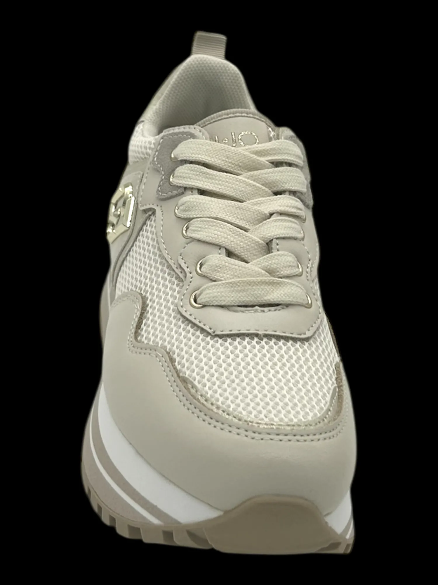 Sneakers pelle LIUJO Ivory - Maxi Wonder 01 -<Liu Jo Clearance